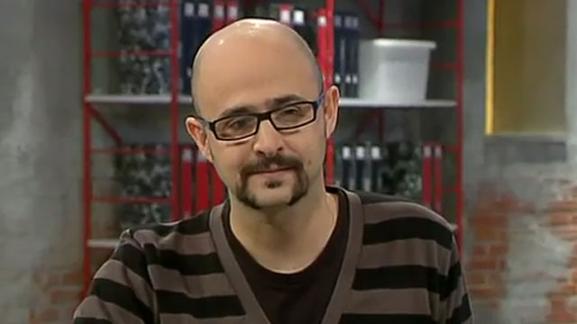 img-Alberto Corsín durante una entrevista