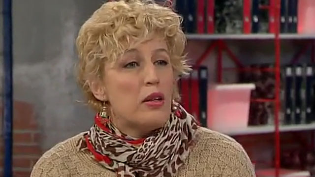 img-Amparo Lasén durante una entrevista