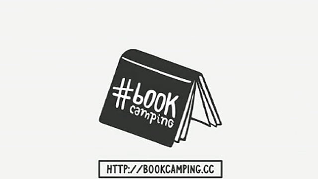 Logo de la bibliteca bookcamping