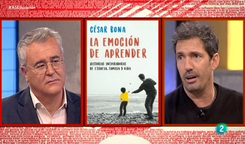 img-César Bona y Salvador Gómez durante la entrevista