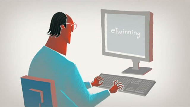 img-Dibujo de un hombre escribiendo en un ordenador