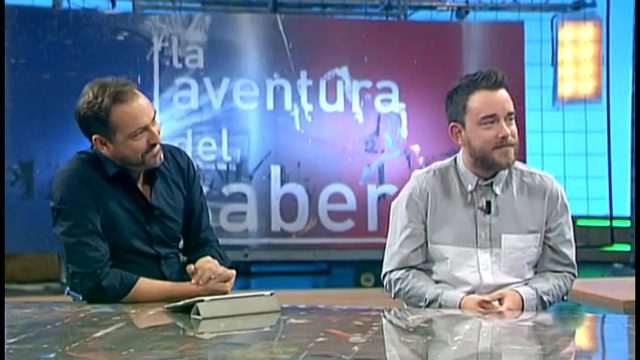 Uriel Fogué y Luis Arenas durante la entrevista