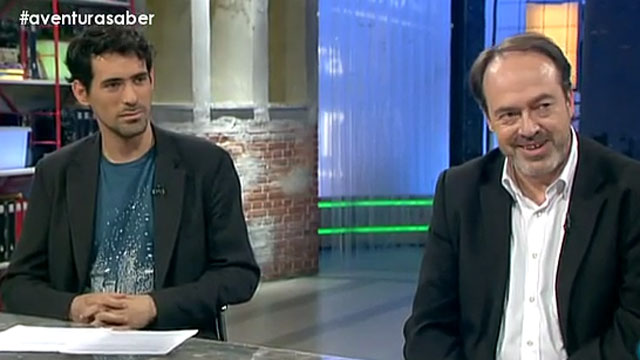 Gabriel Lucas y Ramón Roca en una entrevista