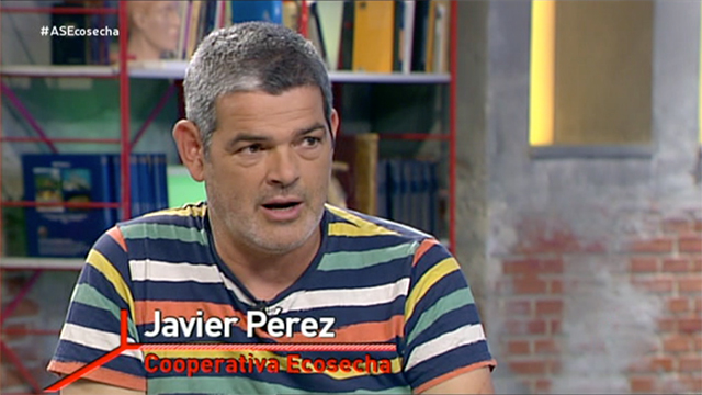 Javier Pérez durante la entrevista