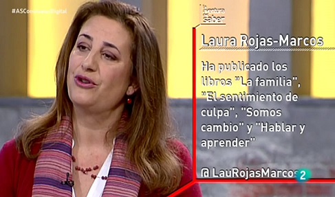 Laura Rojas durante la entrevista