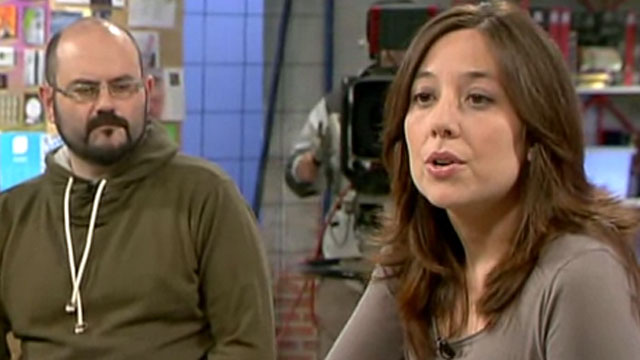 img-Beatriz García y Pablo Carmona durante un entravista