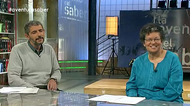 Marinete Alves y Manuel Basagoiti en una entrevista