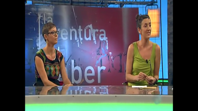 Marta Monasterio y Soraya Gonzáles durante la entrevista