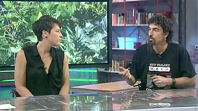 Helena Sánchez y Enrique Llanes durante la entrevista