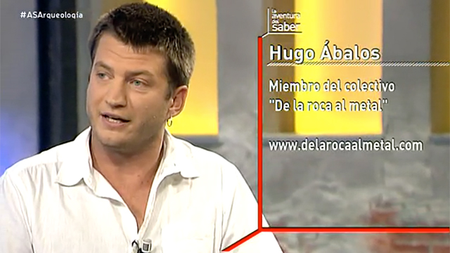 Hugo Abalos durante la entrevista