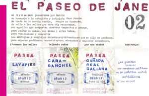Calendario de el paseo de Jane