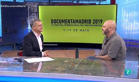 Salvador Gómez y David Varela durante la entrevista