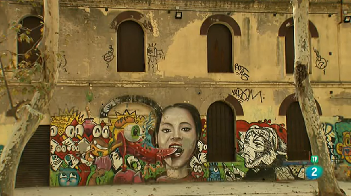Grafiti en una fachada