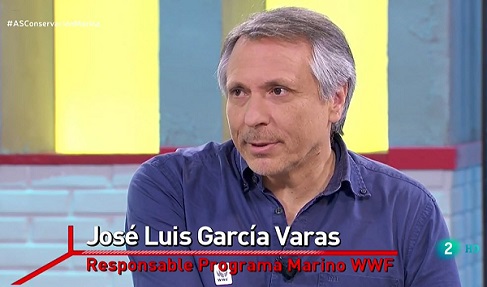 José Luis García durante la entrevista