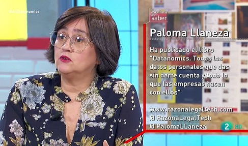 Paloma Llaneza durante la entrevista