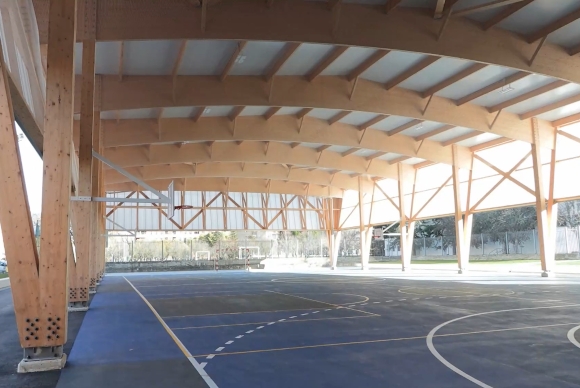 img-Estructura porticada de madera