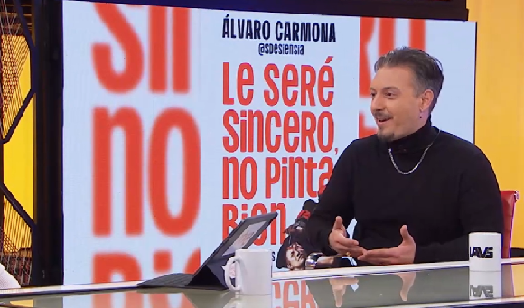 img-Álvaro Carmona. Le seré sincero, no pinta bien. Captura