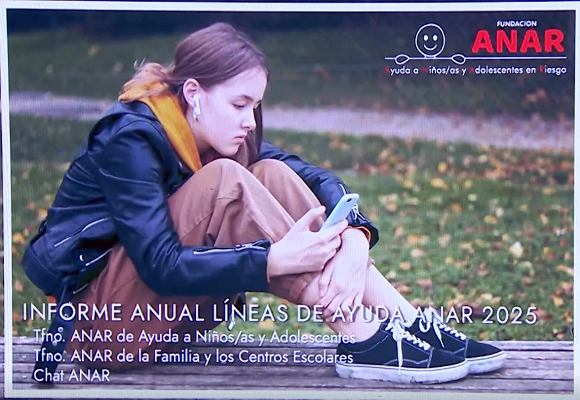 img-Diana Díaz. Líneas de Ayuda de la Fundación ANAR. Captura