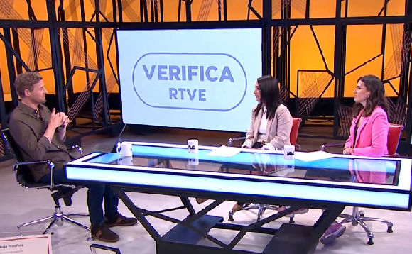 img-Estefanía de Antonio y Blanca Bayo. VerificaRTVE, captura